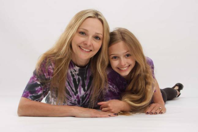Mother Daughter Look A Like Contest Photo submitted by Lisa Spinelli of Newton "Me and my shadow, Christina."