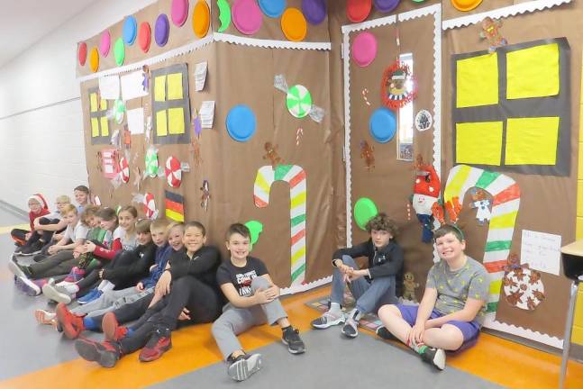 Students compete in door decorating contest Ms. Atchison’s fifth-grade class