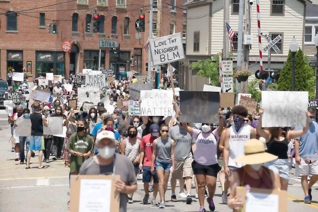 A photo from the June 6 Warwick Against Racism March. Photo by Tom Kates.