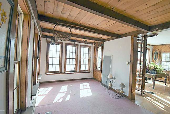Estate home with artist studio, barn, and office building Library