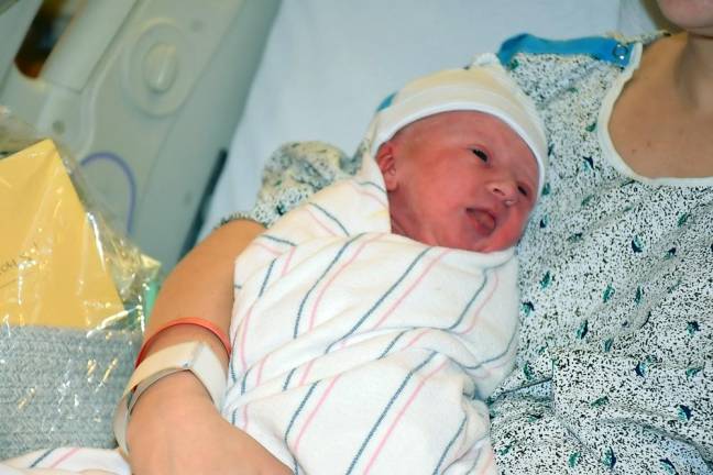 Meet the first baby born in 2021 at Wayne Memorial Carter Schariest (Photo provided)