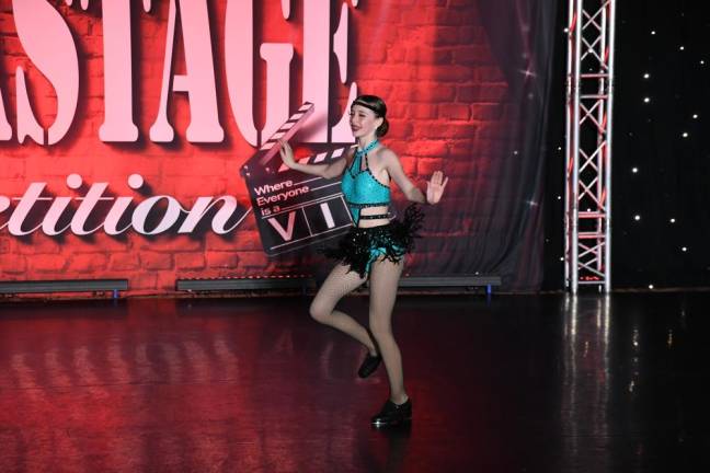 Dance Expression students win awards Teagan Skretkowicz of Hardyston won first overall high score in the Junior Intermediate Solos category for her tap solo ‘That Man.’