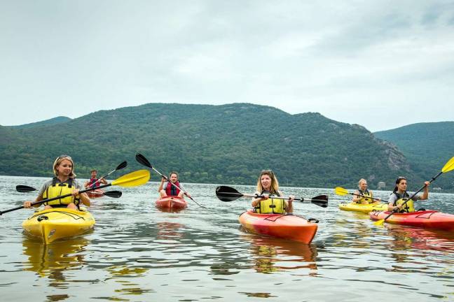 Kayaking on the Hudson River with Storm King Adventure Tours (Photo provided)