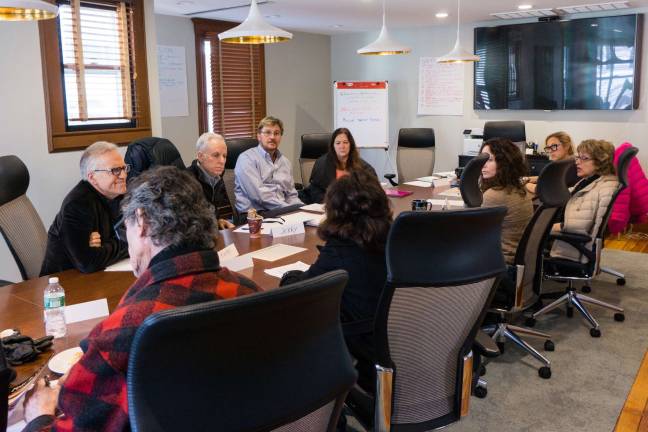 Black Bear Film Fest focuses on the future The Black Bear Festival's expanded board of directors strategize at their first meeting (Photo provided)