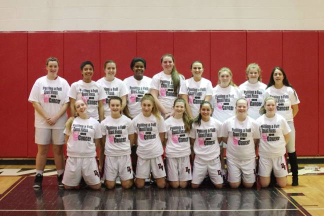 Lady Warriors raise cancer awareness Lady Warriors raise cancer awareness