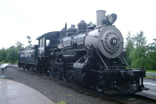 The #15 steam engine at Steamtown (By Lhoon from Mechelen, Belgium, Wikimedia Commons)