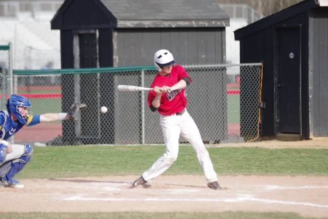 Lebanon Valley College recognizes student-athletes Timothy Volavka last spring in a DV-Valley View game (File photo by George Hunter)