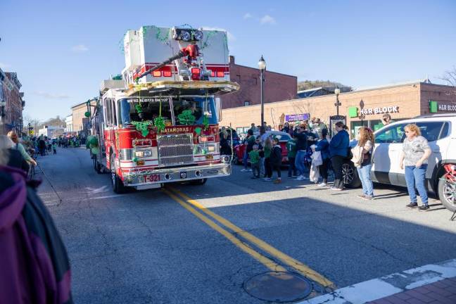 Port Jervis St. Patrick’s Day Parade on March 3, 2024. Photo by Sammie Finch