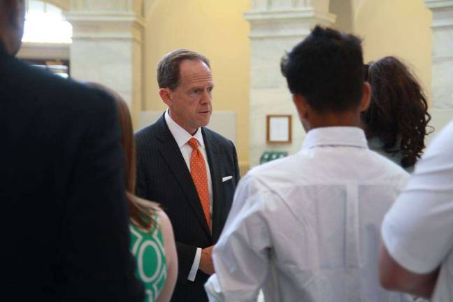 Toomey honored by Sandy Hook families U.S. Senator Pat Toomey of Pennsylvania (Facebook photo)