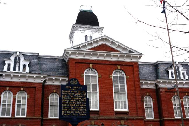 Dispositions in Pike County Court Pike County Courthouse (Photo by Pamela Chergotis)