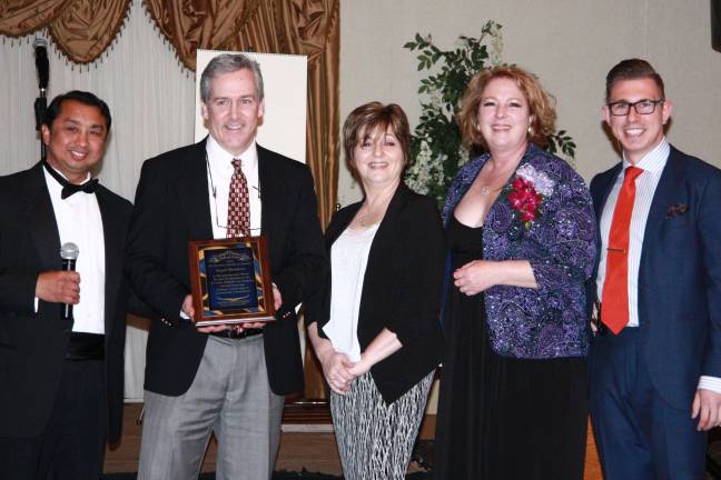 Tri-State Chamber of Commerce honors businesses Hall of Fame: Royal Furniture of Port Jervis (from left): Amador Laput, Chamber President 2015; Kevin Jacobs and Susan Krause, Royal Furniture; Charlene Trotter, Chamber Executive Director; and Denny Corby