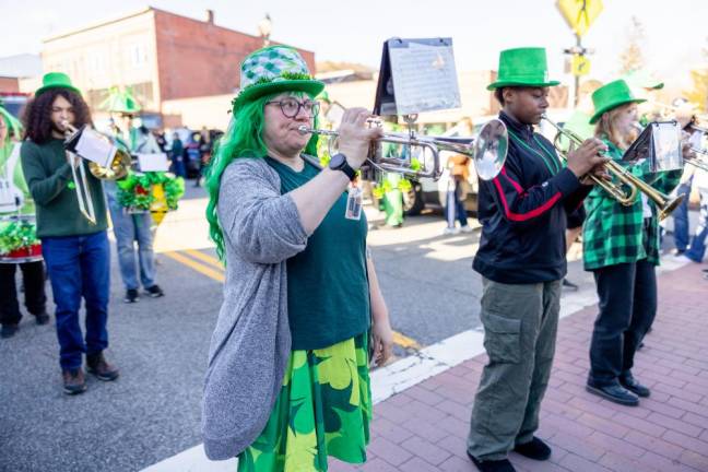 Port Jervis St. Patrick’s Day Parade on March 3, 2024. Photo by Sammie Finch