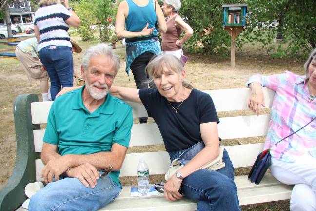 Former rivals forward community peace with a picnic “It was tense. There was animosity. People said things that weren’t nice, but we’re all people with feelings,” said Connie Nichols, of Milford Borough, sitting with her husband, Rick.