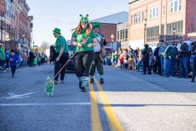 Port Jervis St. Patrick’s Day Parade on March 3, 2024. Photo by Sammie Finch