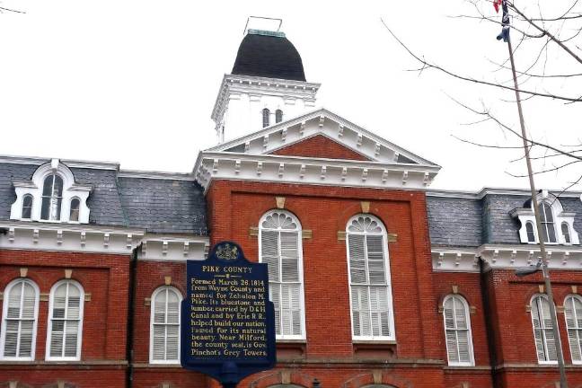 Dispositions in Pike County Court Pike County Courthouse, Milford (Photo by Pamela Chergotis)