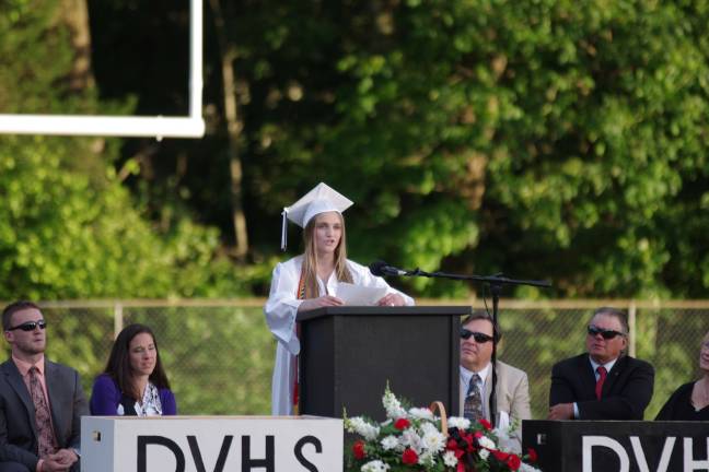 Into the future for the Class of 2016 Delaware Valley valedictorian Sofie Lutfy