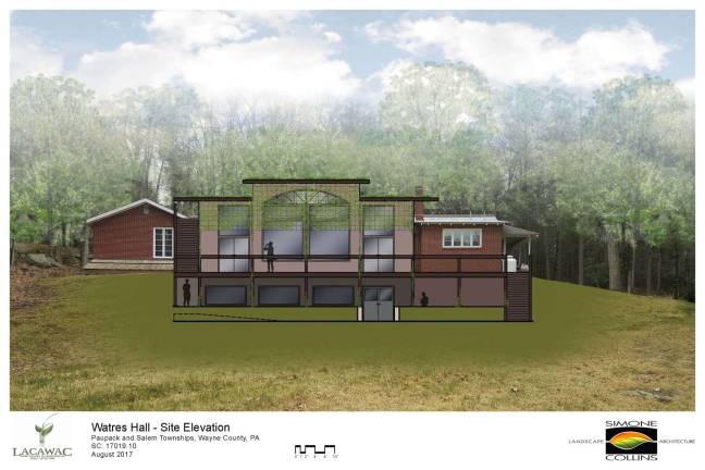 Lacawac Sanctuary awarded conservation grant Rendering of Lacawac’s New Environmental STEAM Education Center (Image provided)