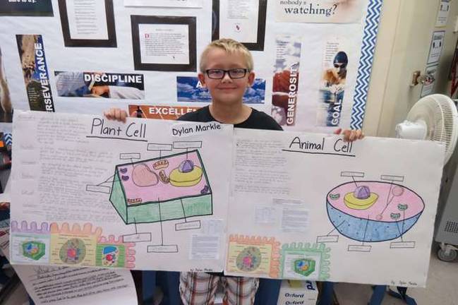 Fifth grade creative scientists Dylan Markle.