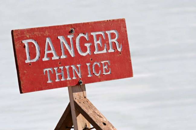 Year begins with heroic dog rescue at Camp Netimus Beware! The ice in this balmy season is dangerous for people and their four-legged friends alike