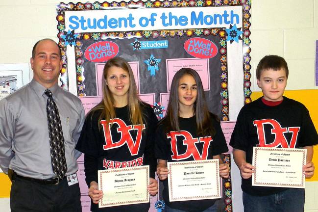 DVMS Students of the Month DVMS Students of the Month