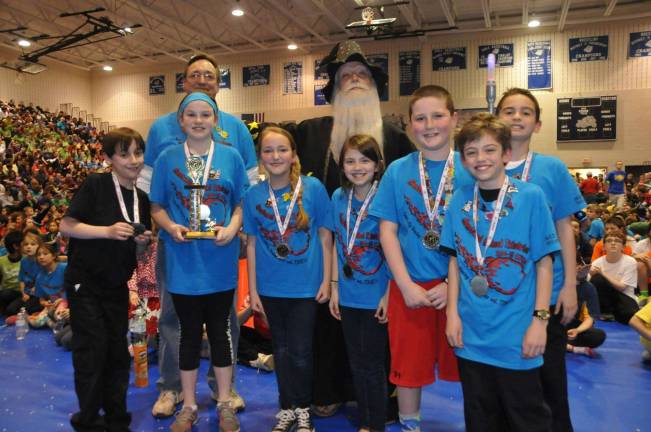 Northeast PA's most creative students win at States, head to World Finals Rice Elementary Schoo - Problem 1, Runaway “Train” Second Place Divsion 1.