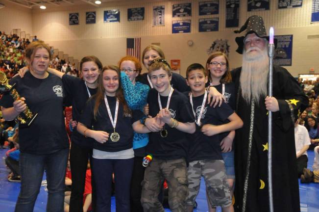 Northeast PA's most creative students win at States, head to World Finals Dingman Delaware Middle School - Problem 5, Silent Movie First Place Division 2.