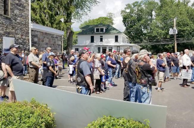 Saturday's rally in support of the police (Photo by Ken Hubeny Sr.)