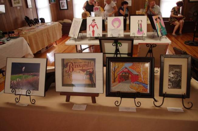 Works by local artists were on display at the Artists' Market.