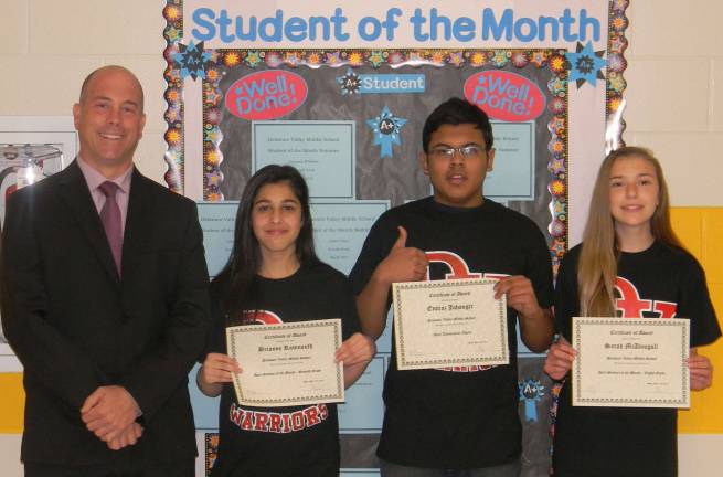 DVMS April Students of the Month DVMS April Students of the Month