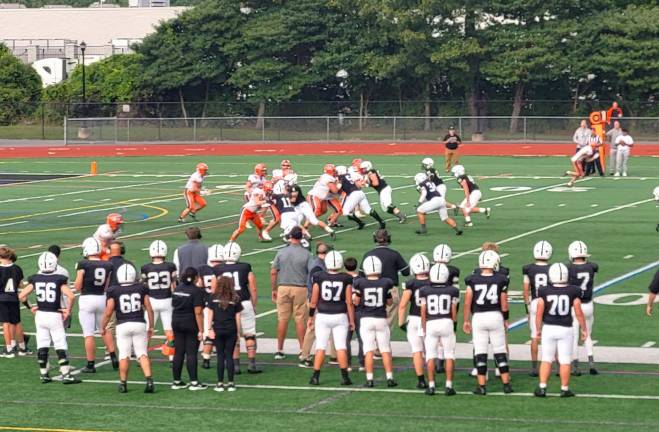 DVHS loses a close one against Jersey Shore Delaware Valley High School played a recent away game against Jersey Shore. Photo by Kenneth Hubeny Sr.