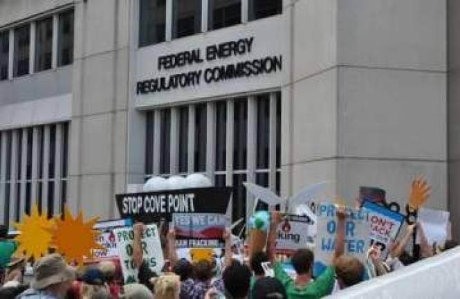 Got climate change? Fix FERC! Photo: popularresistence.org A protest at the Federal Energy Regulatory Commission in Washington, D.C.