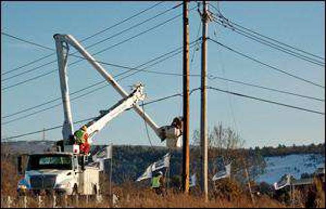 Wintry mix left ice and outages Wintry mix left ice and outages