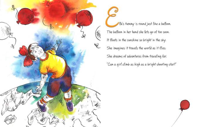'Is my tummy bad?' A page from "Ella's Tummy"