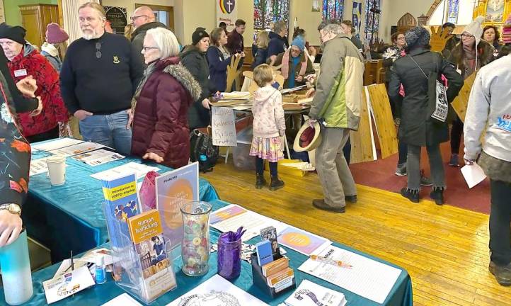 The commUNITY fair, inside St. Peter’s Lutheran Church