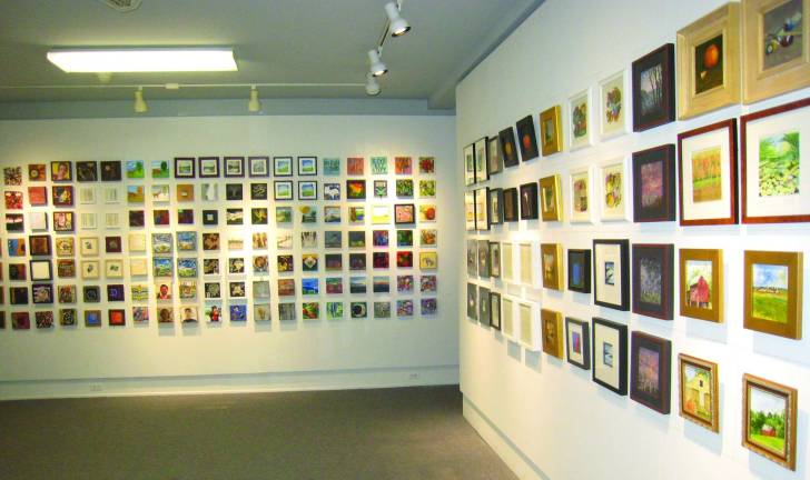 Small is beautiful at the DVAA gallery Small works grace the walls of the Alliance Gallery (Photo provided)