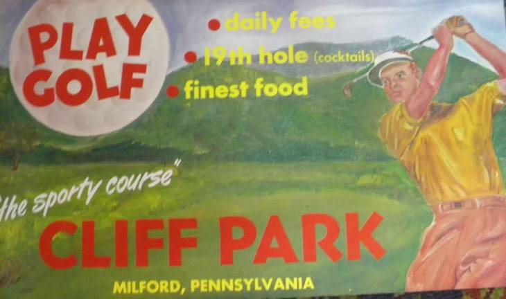 Vintage postcard from Cliff Park's heyday