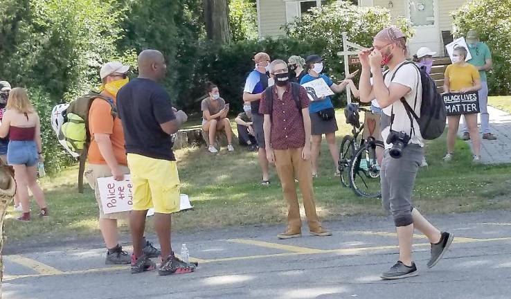 Supporters of Black Lives Matter (Photo by Ken Hubeny Sr.)