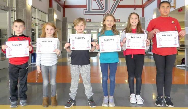 DVES Students of the Month for February