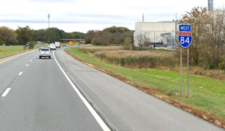 I-84 westbound from Middletown.