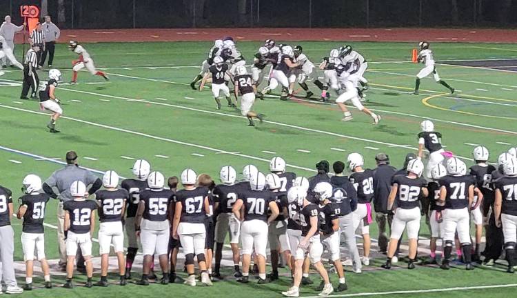 DVHS defeats LI Lutheran at home The DVHS Warriors took on the Long Island Lutheran Crusaders in Milford on Oct. 3, 2025.