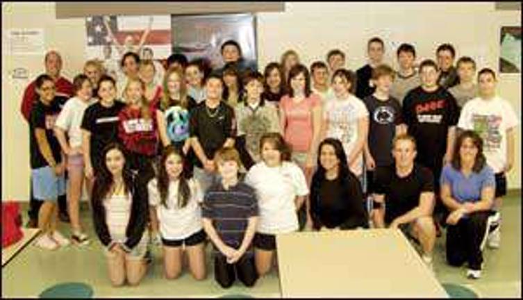 Marathon in the halls at DVMS Marathon in the halls at DVMS