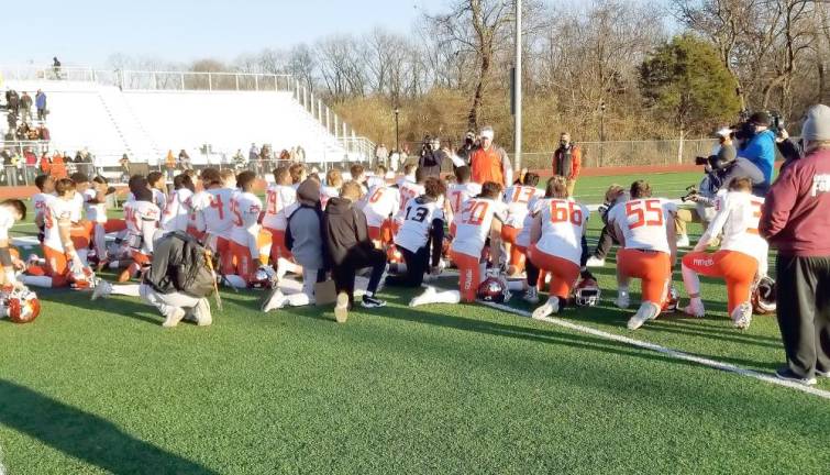 CY’s coach praises Central York players (Photo by Kenneth Hubeny Sr.)