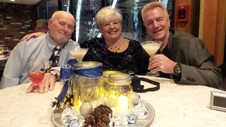Merriment abounds at TriVersity's 'Thank You!' dance Bill, Barb, and Bob King (Photo by Frances Ruth Harris)