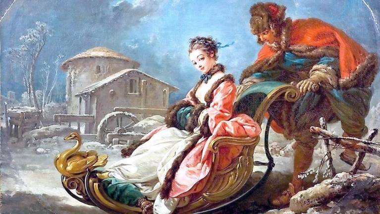 Winter by Francois Boucher, 1755