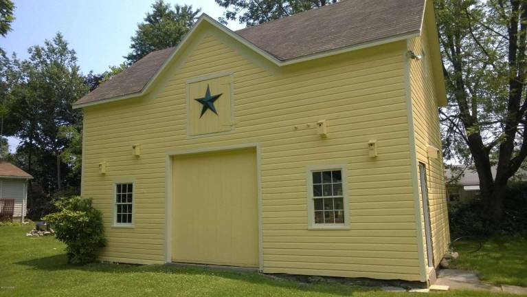 Restored farmhouse and barn Restored farmhouse and barn