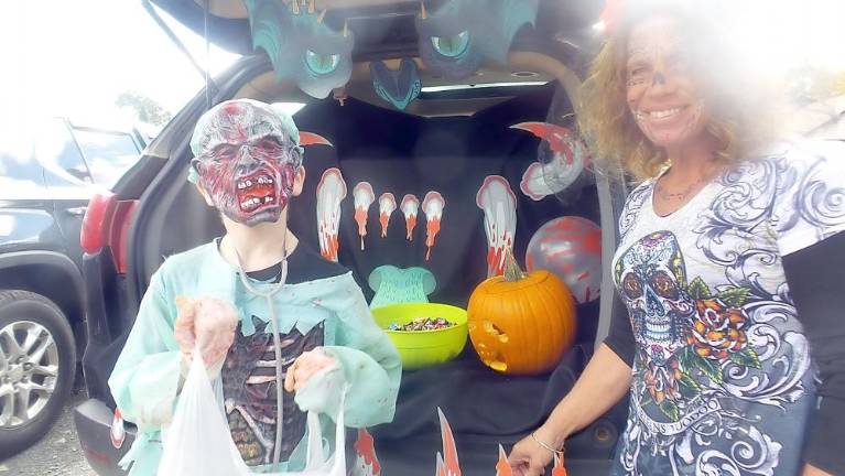 Fairy princesses mingle with ghastly ghouls at Trunk or Treat Scary moments at Trunk or Treat (Photo by Frances Ruth Harris)