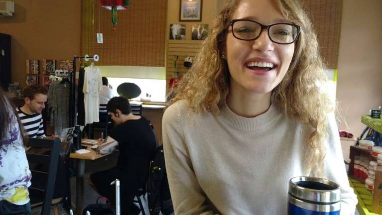 Stress over the environment turns into something positive Ashley Vecchio (Photo by Anya Tikka)