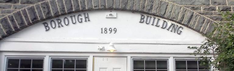 Milford Borough Hall (File photo by Frances Ruth Harris)