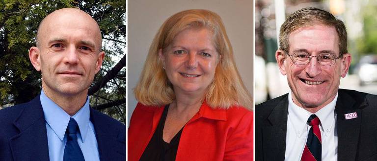 ESU names three new administrators From left, Dr. Robert Smith, Dr. Denise Seigart and Dr. Jeffrey Weber.