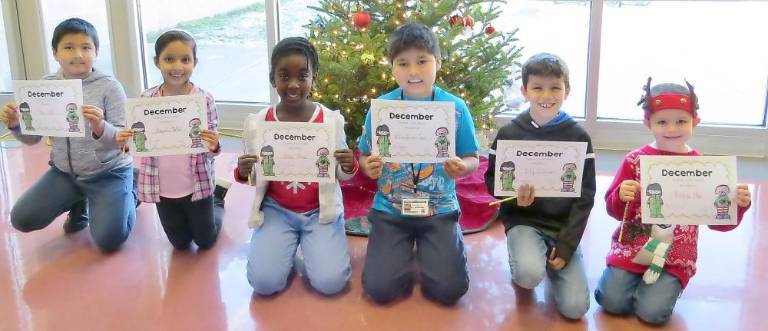 DVES Students of the Month for December DVES Students of the Month for December
